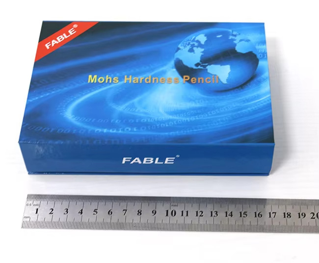 Fable Gemstone Mohs Hardness Pencil Mohs Hardness Tester 1-10 Level Pen Kit